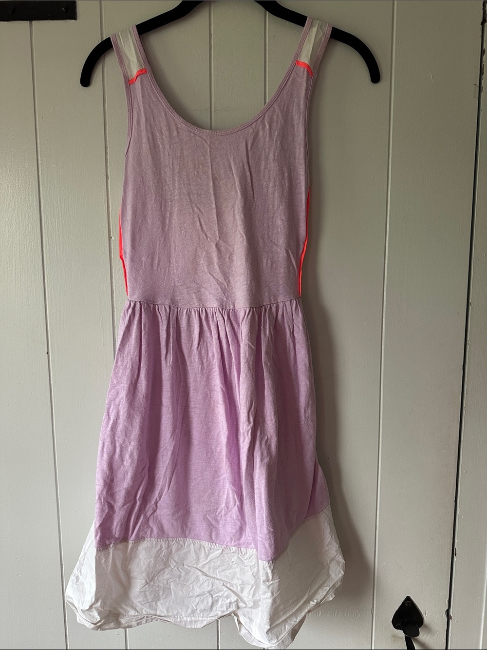 Crewcuts lavender and white dress